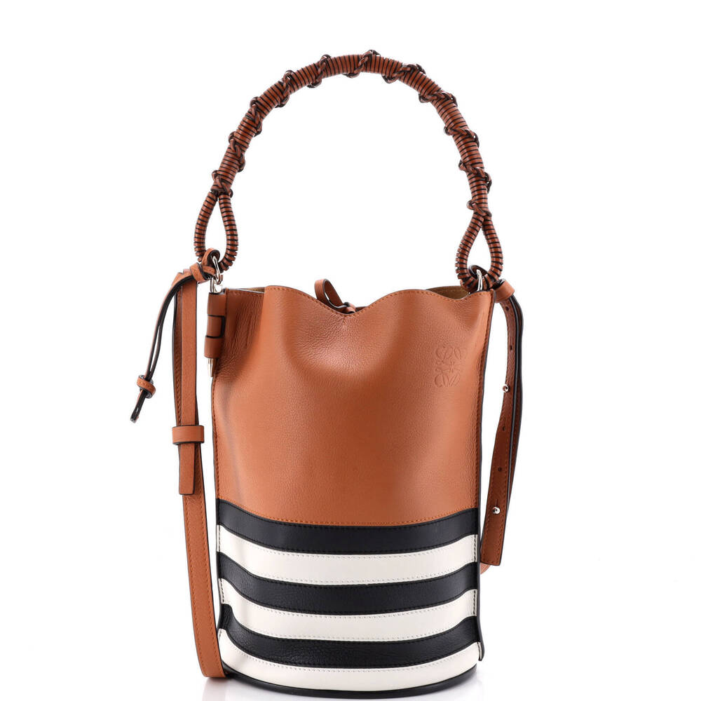 Loewe Medium Gate Top Handle Bucket Bag Leather